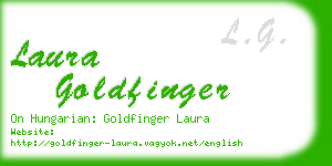 laura goldfinger business card